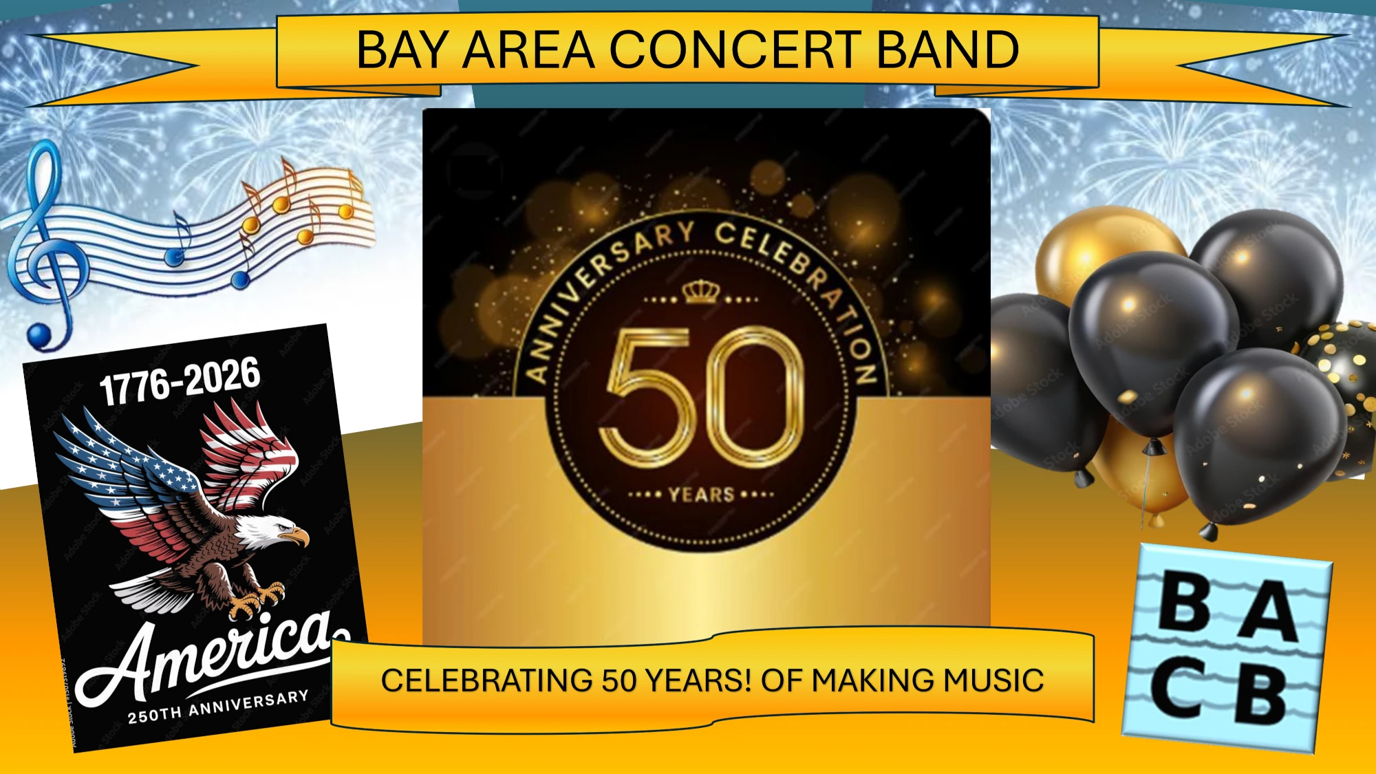 Bay Area Concert Band 50 Year Anniversary
