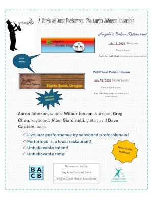 A Taste of Jazz flyer